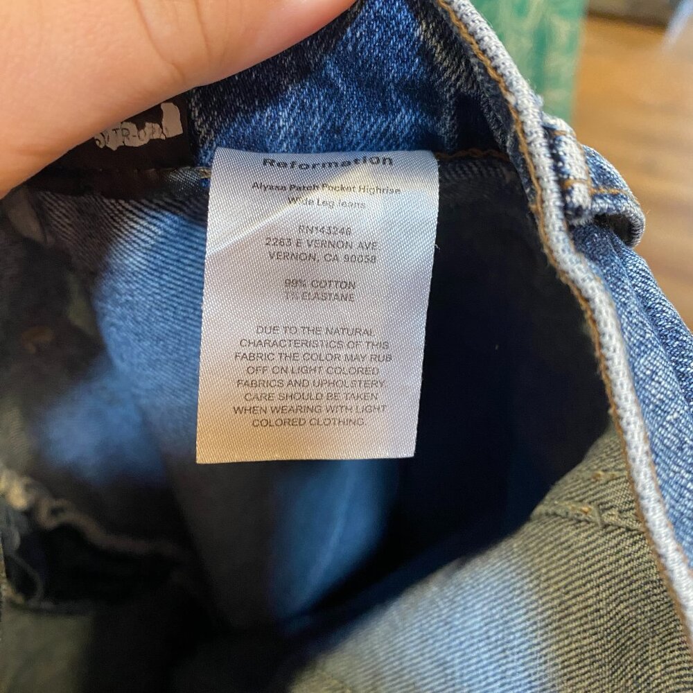 Reformation Indigo Flare Jeans - Picture 5 of 5
